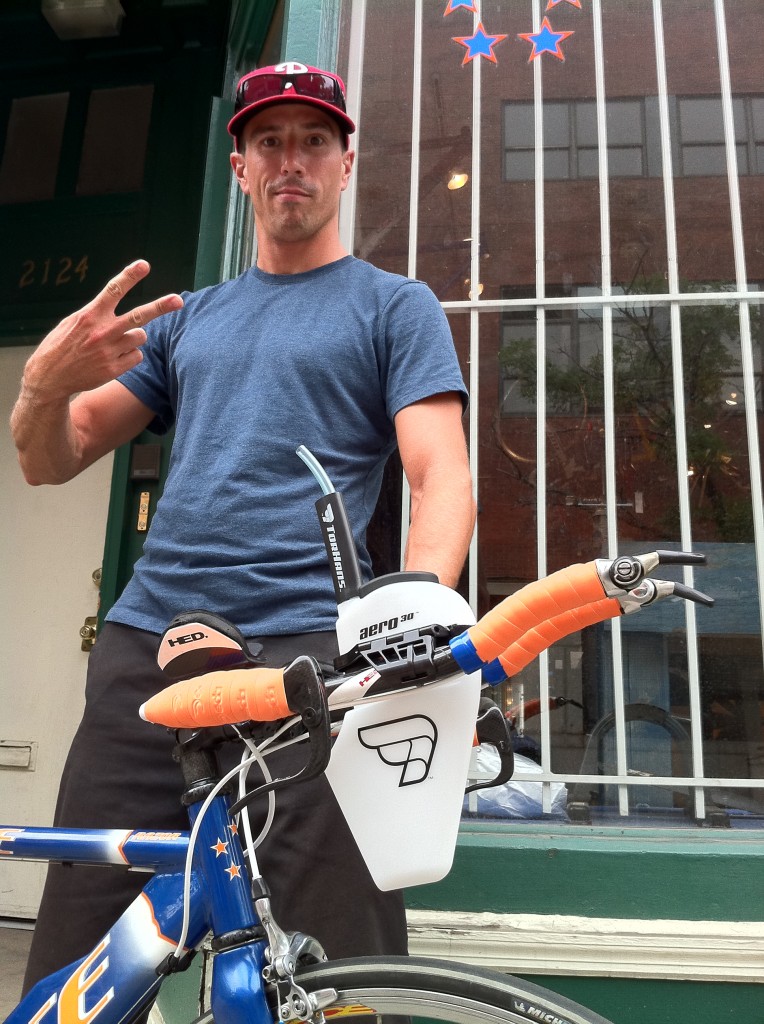 Elite Bicycles Pro Triathlete Chris Ganter with Torhans Hydration system Elite Bicycles Pro Triathlete Chris Ganter with Torhans Hydration system